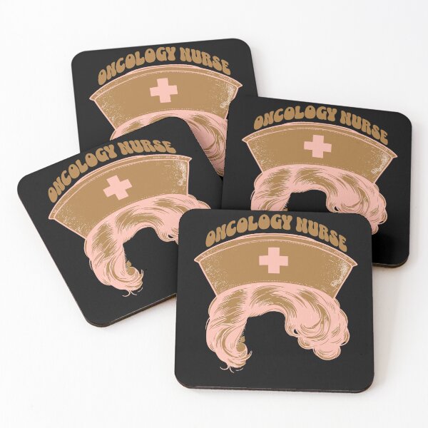 Item preview, Oncology Nurse Side Profile Retro Colors Vintage Aesthetic Nursing Appreciation Gift for her designed and sold by CORINNE W.