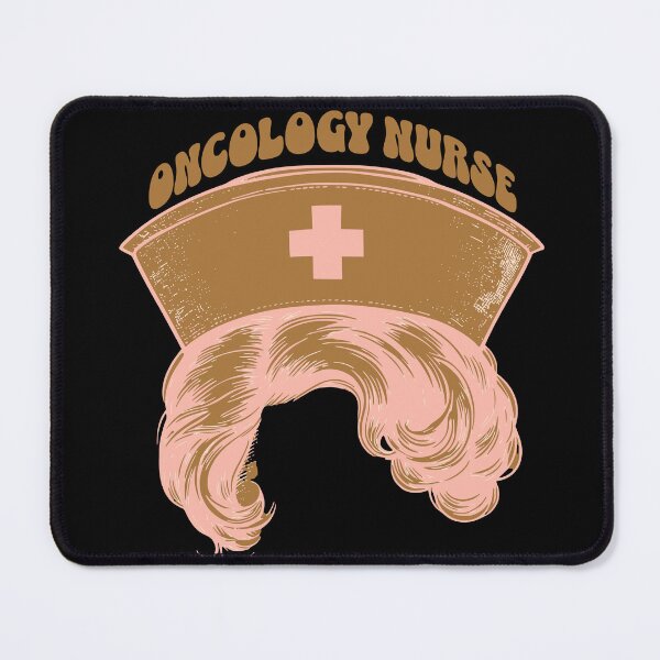 Item preview, Oncology Nurse Side Profile Retro Colors Vintage Aesthetic Nursing Appreciation Gift for her designed and sold by CORINNE W.