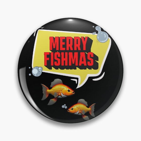 Item preview, Merry Fishmas Bubble Christmas Fish designed and sold by PG Illustration.