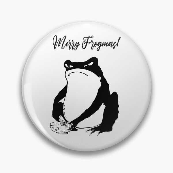 Item preview, Festive Melancholy: Matsumotos Unimpressed Frogmas Greetings designed and sold by EmeraldeaArt.
