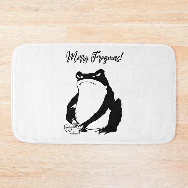 Item preview, Festive Melancholy: Matsumotos Unimpressed Frogmas Greetings designed and sold by EmeraldeaArt.