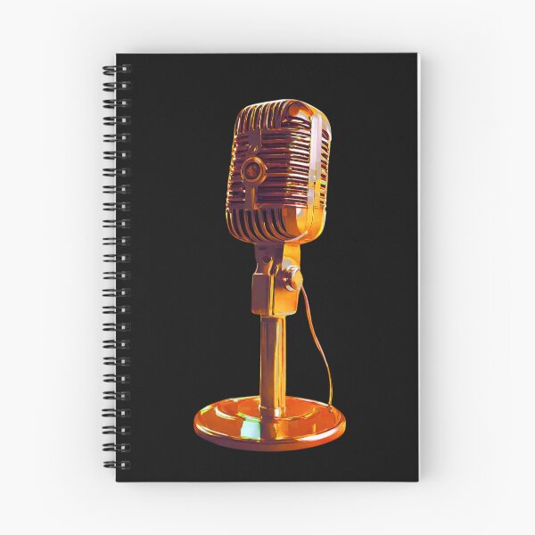 Item preview, Beautiful Gold Old Microphone designed and sold by Aquillashop.
