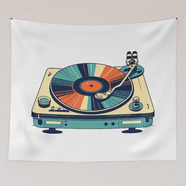 Item preview, Turntable - Vintage Audio LP Vinyl Record Player designed and sold by QUOTABLE STICKERS.