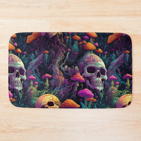 Item preview, Psychedelic Skulls & Magical Mushrooms designed and sold by KellerApparelCo.
