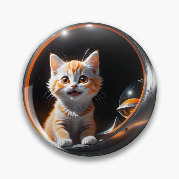Item preview, Orange and White Space Kitty designed and sold by JoeZigns81.