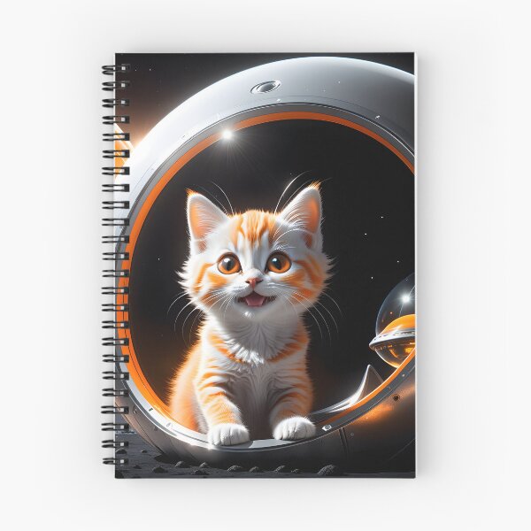 Item preview, Orange and White Space Kitty designed and sold by JoeZigns81.