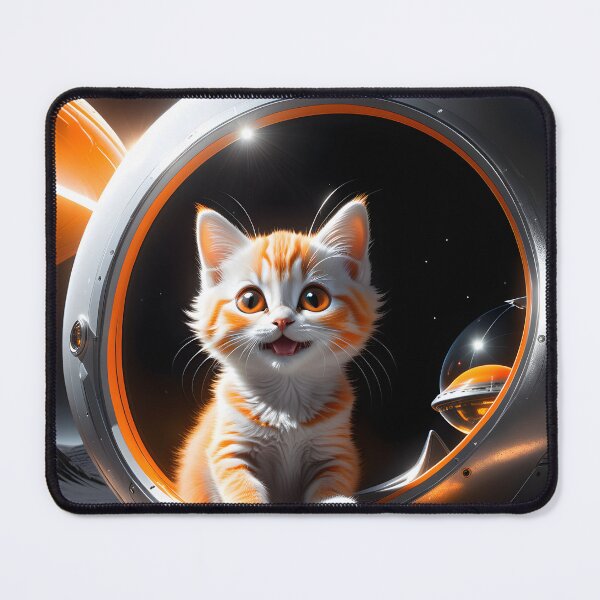 Item preview, Orange and White Space Kitty designed and sold by JoeZigns81.