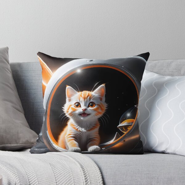Item preview, Orange and White Space Kitty designed and sold by JoeZigns81.