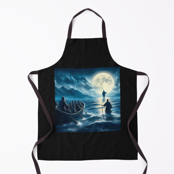 Artikelvorschau, Vom Glauben inspiriertes Bild von Jesus, der auf dem Wasser geht entworfen und verkauft von ShutEyeShirts.