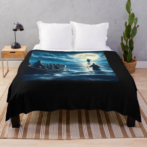 Item preview, Faith Inspired Image Of Jesus Walking On Water designed and sold by ShutEyeShirts.