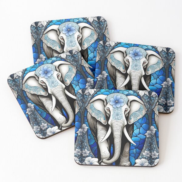 Item preview, WHITE INDIAN ELEPHANT~Spirit Animal~Blanket/Tapestry~Big Wild Nature Cow Lover~College Dorm~AirBnB Real Estate Travel Guest Home Party Decor~Baby Bridal Shower Wedding Birthday Christmas Gift designed and sold by Spinning Plates 360.