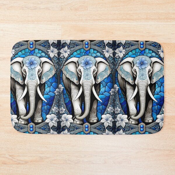 Item preview, WHITE INDIAN ELEPHANT~Spirit Animal~Blanket/Tapestry~Big Wild Nature Cow Lover~College Dorm~AirBnB Real Estate Travel Guest Home Party Decor~Baby Bridal Shower Wedding Birthday Christmas Gift designed and sold by Spinning Plates 360.