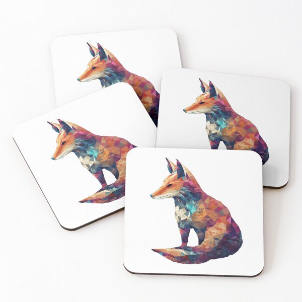 Item preview, Geometric Grace: Fox-inspired Sculptural Elegance designed and sold by MajesticArtPL.