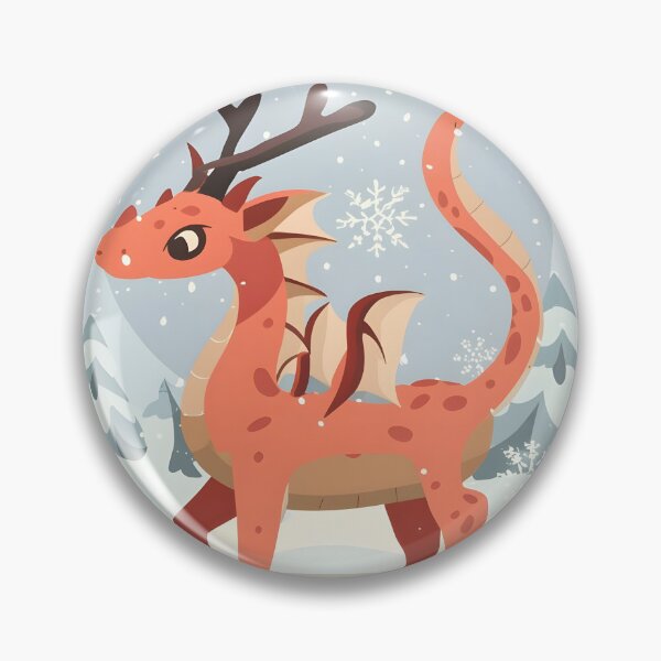 Artikelvorschau, Winterdrachen-Schneeszene entworfen und verkauft von DragonRealms.