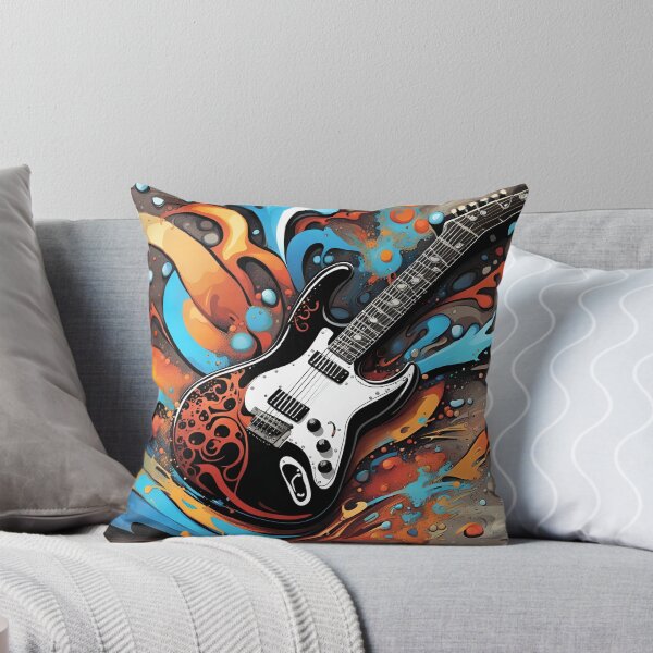 Aperçu de l'œuvre Guitare Splash Art créée et vendue par Bright-Moonrise.