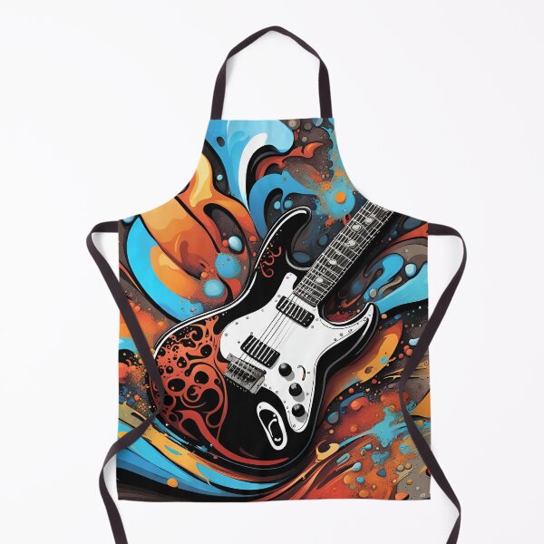 Aperçu de l'œuvre Guitare Splash Art créée et vendue par Bright-Moonrise.