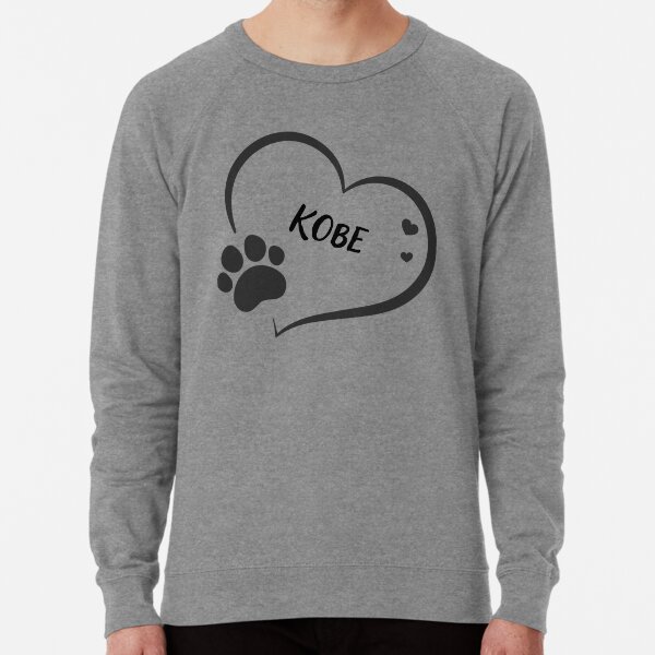 Item preview, Kobe pet dog or cat name in a heart with a paw, great gift for dog or cat owners designed and sold by OCS1337.