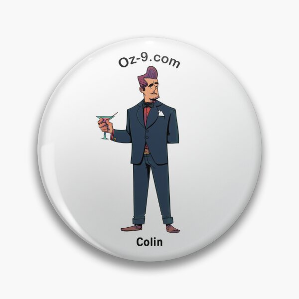 Item preview, Oz 9 Podcast Colin (white background) designed and sold by oz9olivia.
