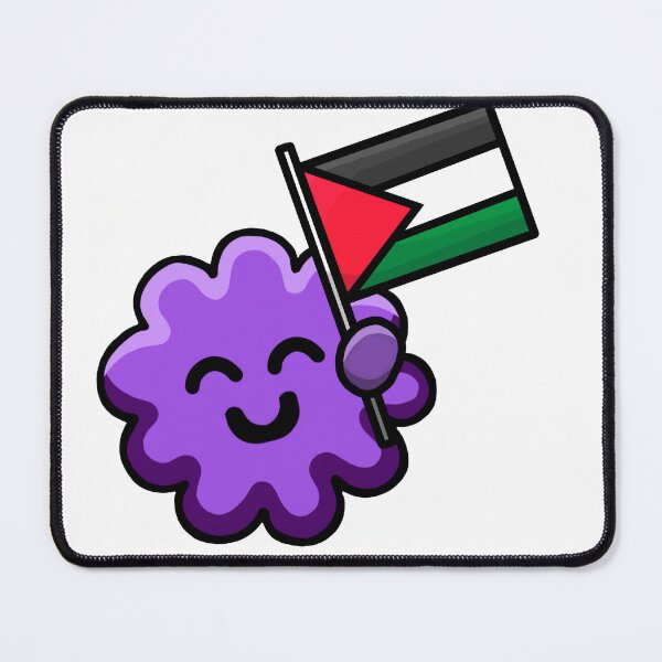 Item preview, Ranboo particle holding a Palestinian flag - Support Palestinian Charities! designed and sold by BootwtDoes.