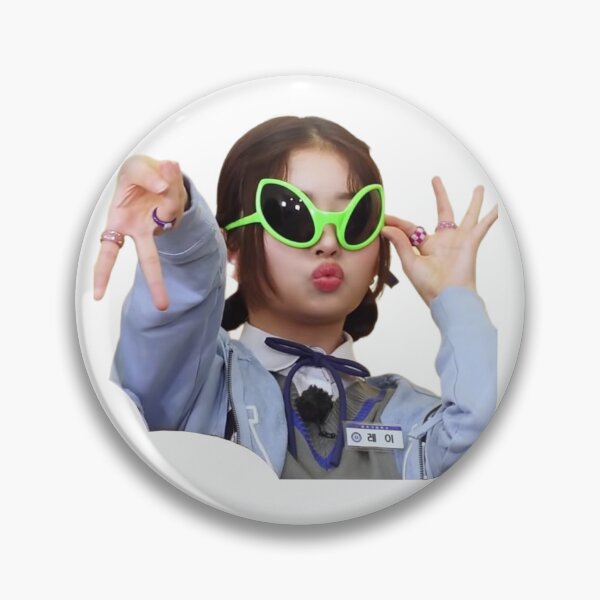 Item preview, IVE Rei alien meme photo sticker designed and sold by artfulmadness.