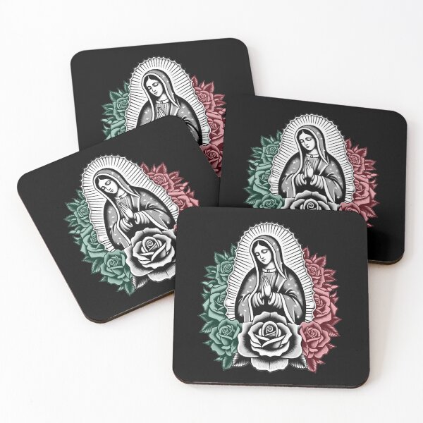 Item preview, Our Lady Virgen De Guadalupe Virgin Mary Mexican Flag designed and sold by HechoEnAztlan.