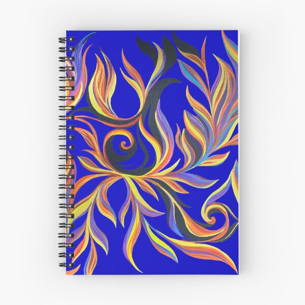 Item preview, abstract leaves designed and sold by WellnesswithArt.