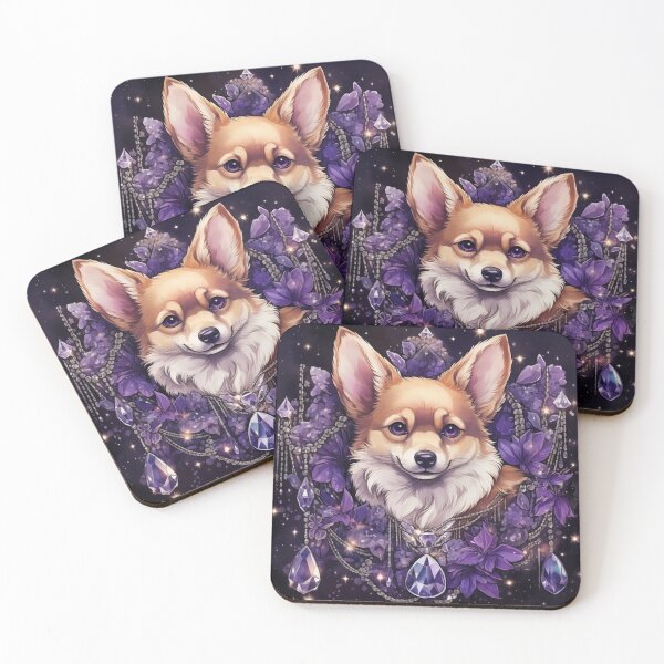 Item preview, Gothic Jeweled Corgi designed and sold by Nocturne  Paws.