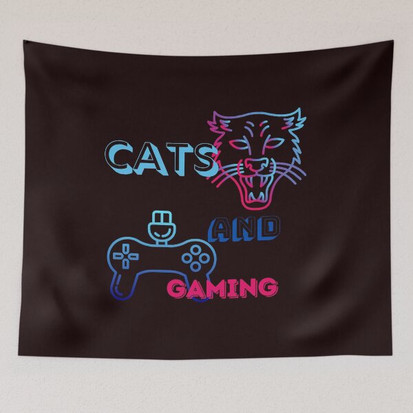 Item preview,  Cats and gaming. Player's T-shirt. designed and sold by Studio-wzory.