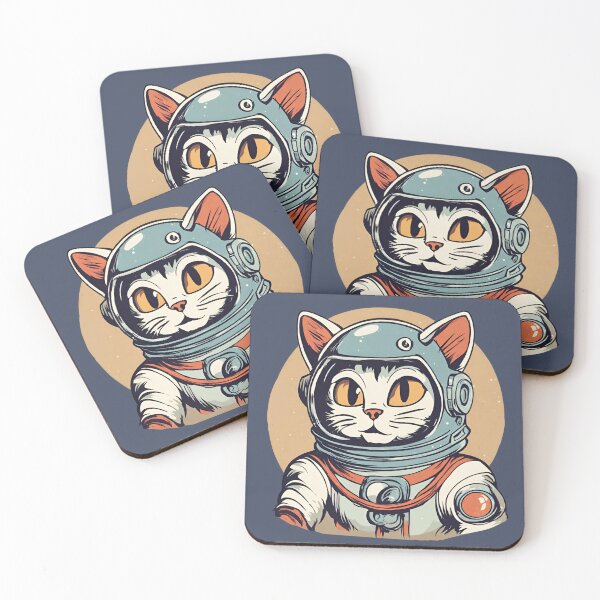 Item preview, Space Cadet Kitty designed and sold by cozyvintage.