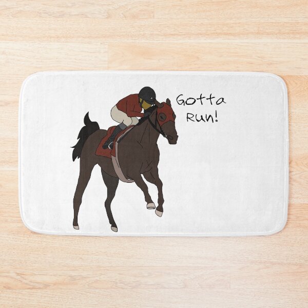 Item preview, "Gotta Run!" Racehorse designed and sold by Abby Art Studio.