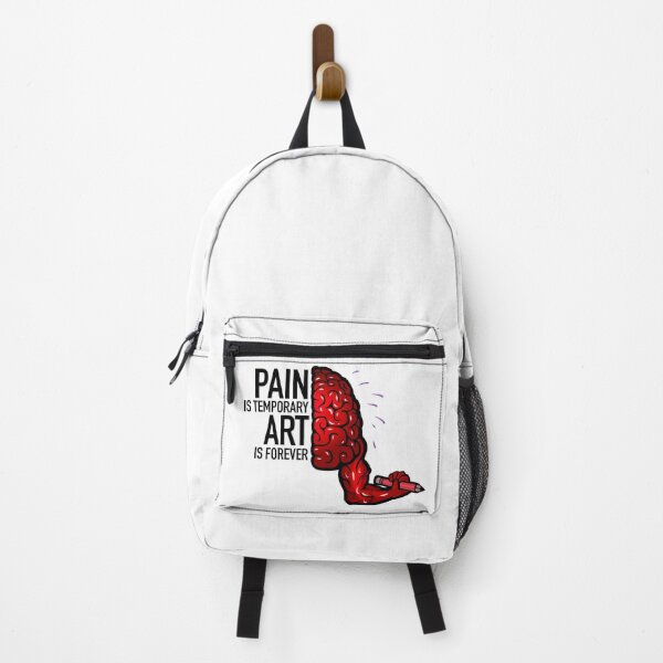 Item preview, Pain is temporary, art is forever, red designed and sold by EmyArt.