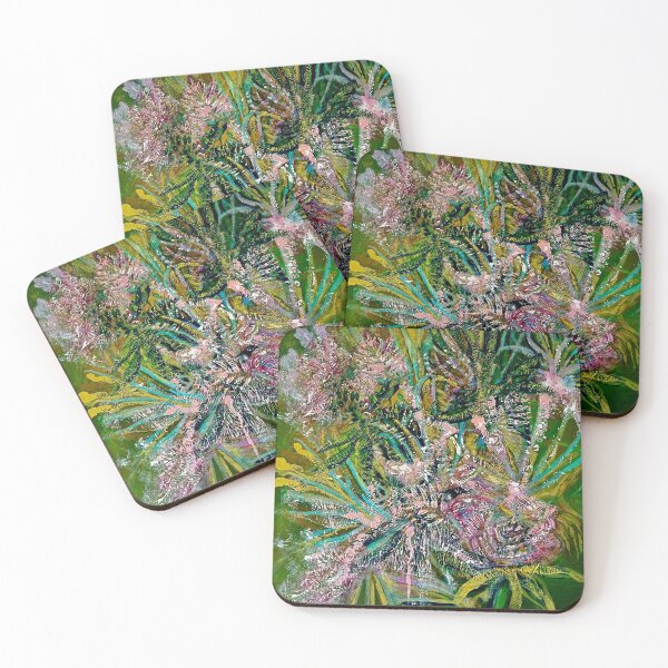 Item preview, "Pink Afternoon" impasto/thick painting designed and sold by Michelle Gratwick Creates.