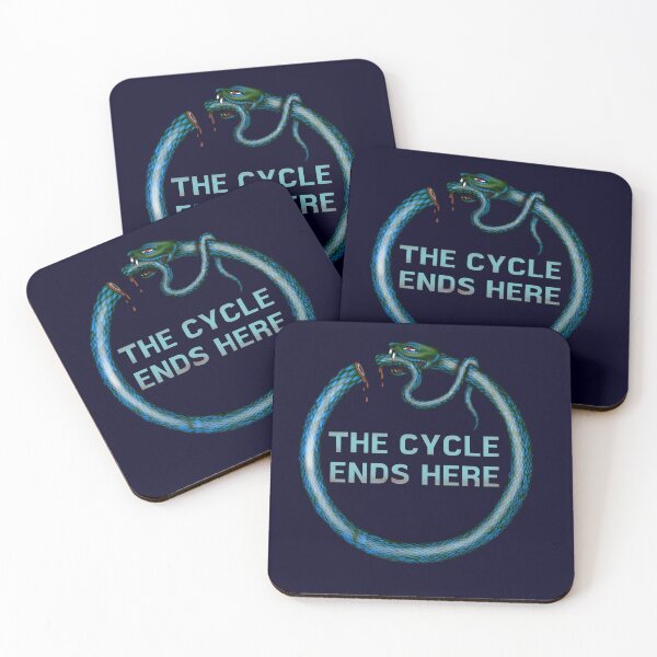 Item preview, THE CYCLE ENDS HERE, Ouroboros designed and sold by La Loca.