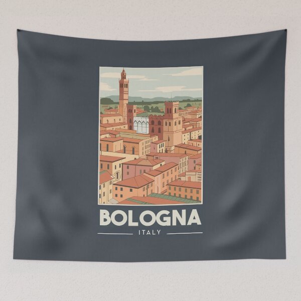 Item preview, A Vintage Travel Art of Bologna - Italy  designed and sold by GoodOldVintage.