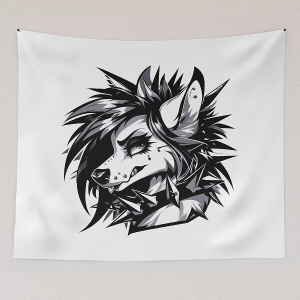 Item preview, Emo Goth Furry Spiky designed and sold by Evelyns-Furries.