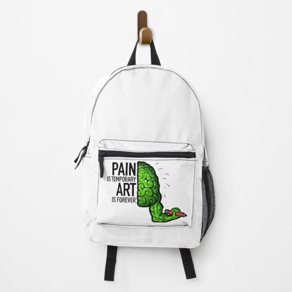 Item preview, Pain is temporary, art is forever, green designed and sold by EmyArt.