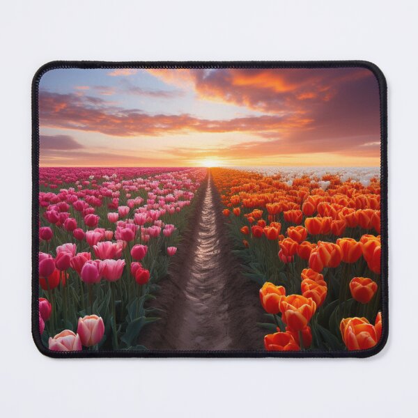 Item preview, Tulip Field at Sunset designed and sold by Hartbecke.