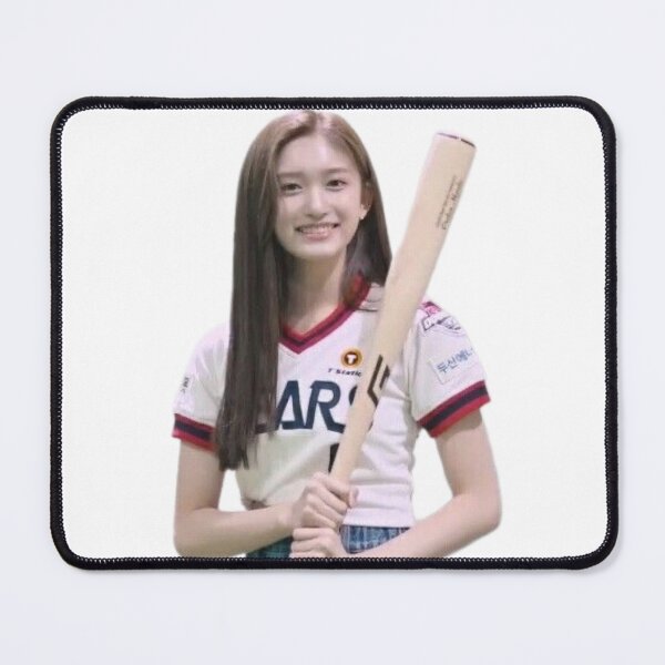 Item preview, Leeseo IVE baseball meme photo sticker designed and sold by artfulmadness.