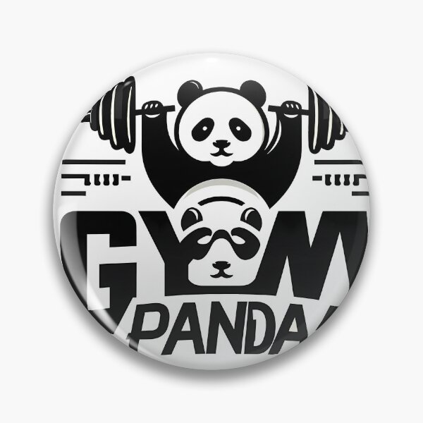 Item preview, Cute Panda Lifting Barbell logo designed and sold by ArsiStrenght.