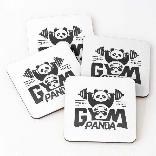 Item preview, Cute Panda Lifting Barbell logo designed and sold by ArsiStrenght.