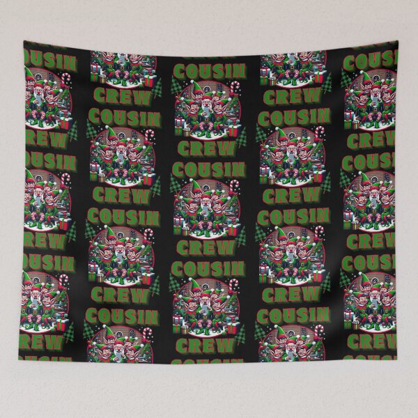 Item preview, Cousin crew  Festive Family Holiday Gathering Design  Whimsical Christmas Elves in Green designed and sold by ArtFeverShop.