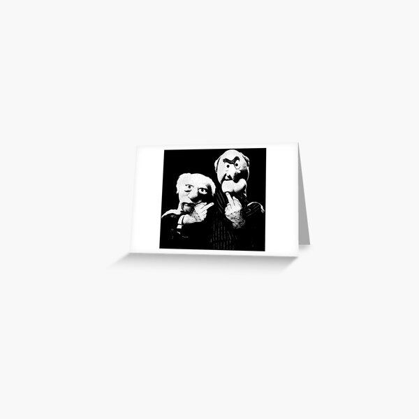 Item preview, Statler and Waldorf Middle Finger designed and sold by ourkid.