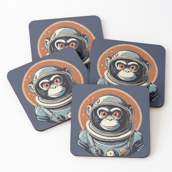 Item preview, Space Cadet Chimp designed and sold by cozyvintage.