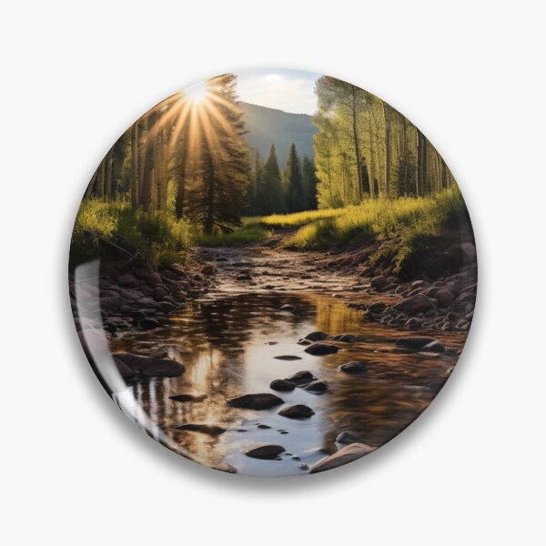 Item preview, Aspen Trees Along a Mountain Stream designed and sold by Hartbecke.