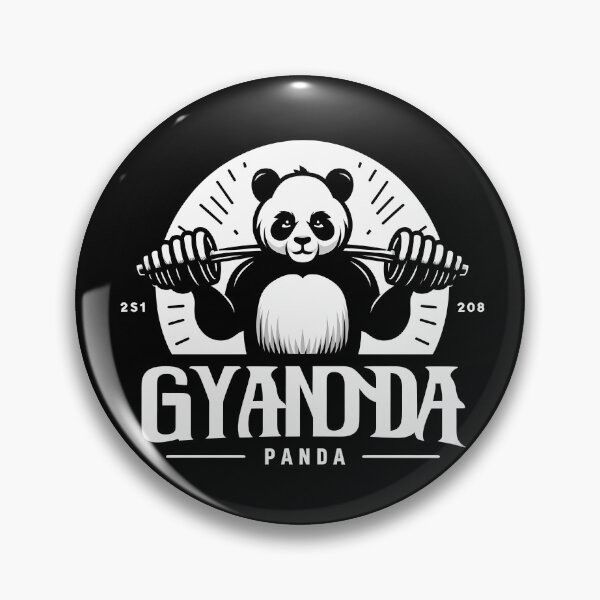 Item preview, Cute Panda Lifting Barbell Gym Panda Gymanda   designed and sold by ArsiStrenght.