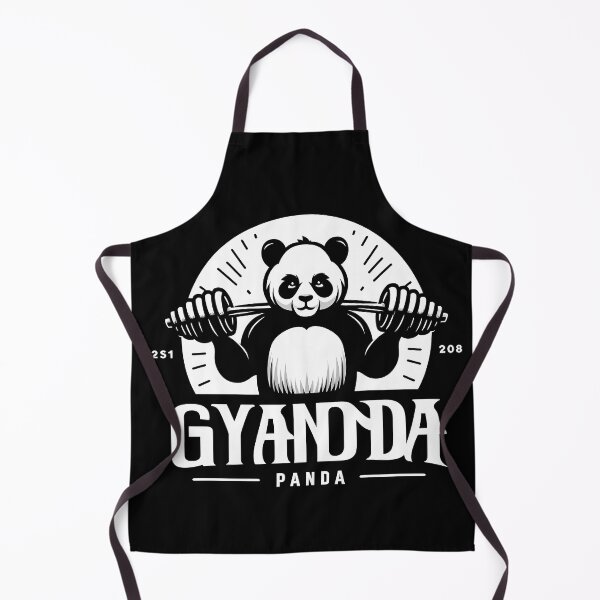 Item preview, Cute Panda Lifting Barbell Gym Panda Gymanda designed and sold by ArsiStrenght.
