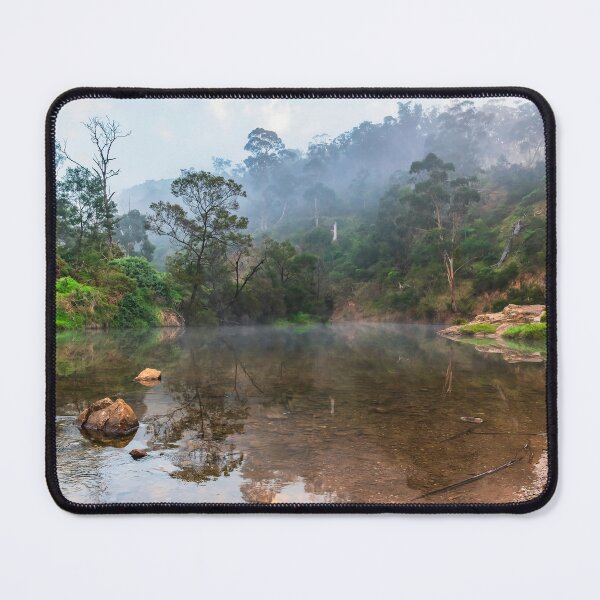 Item preview, Niebla del amanecer en el desfiladero de Lerderderg designed and sold by Wildpix.