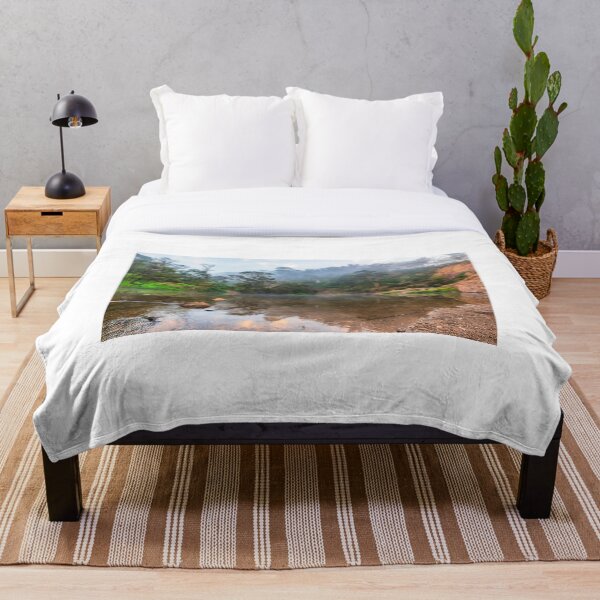 Item preview, Dawn mist at the Lerderderg Gorge designed and sold by Wildpix.