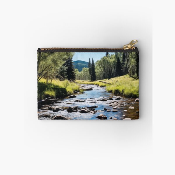 Item preview, Aspen and Pine Trees along Mountain Stream designed and sold by Hartbecke.