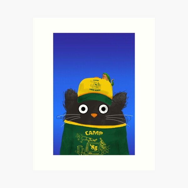 Cat Dustin Art Print